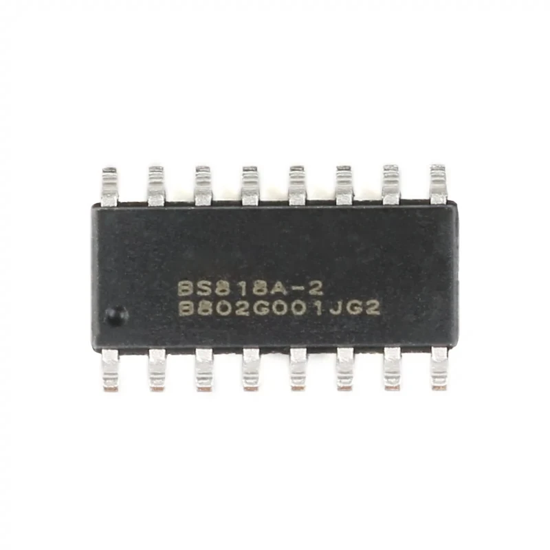 5pcs New Original SMT BS818A-2 NSOP-16 8-Key Capacitive Touch Keypad Chip IC