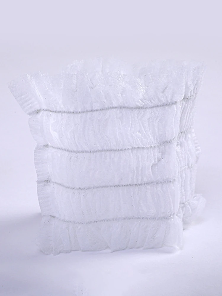 Bandes de spa non tissées pour femmes et filles, soins de la peau, doux, blanc, poulet, barbecue, sauna facial, fournitures de maquillage, 10 pièces