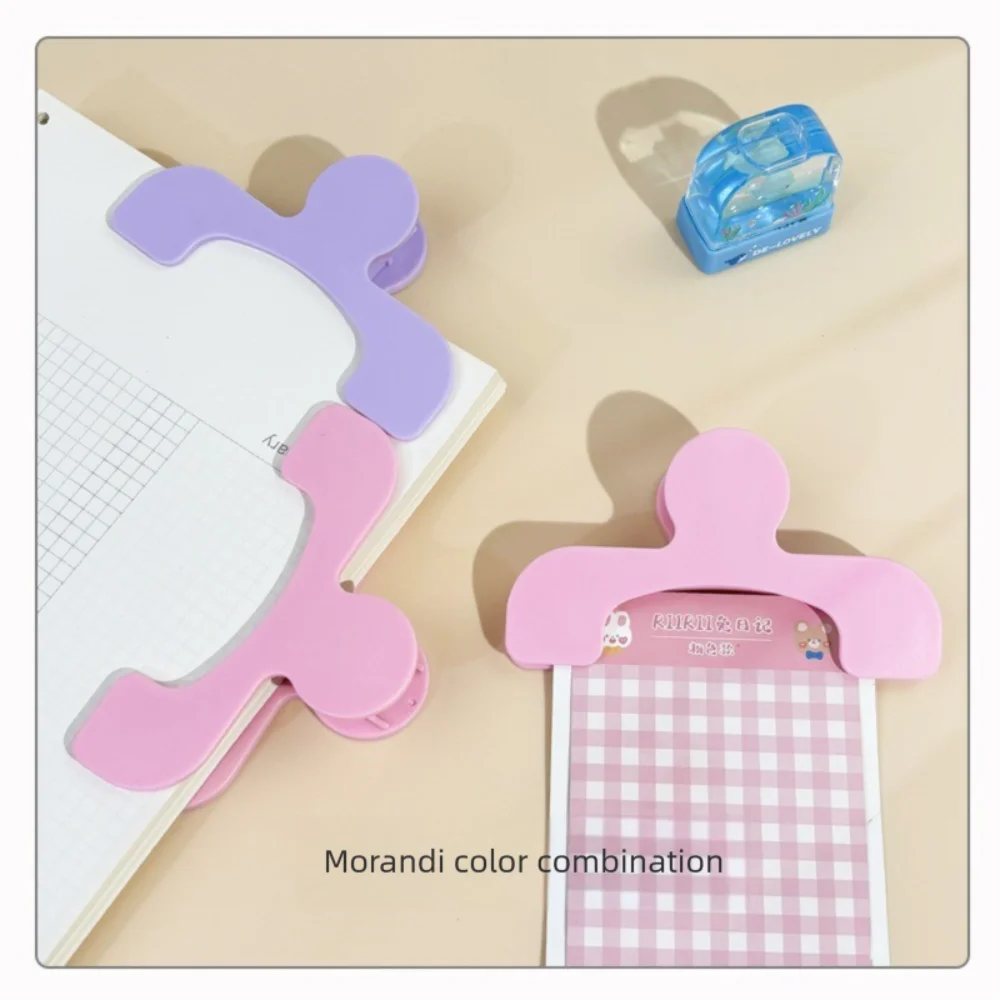 アクリル読書ブックマークホルダーノートホルダーモランディカラークリエイティブブックマークシンプルな読書補助多機能