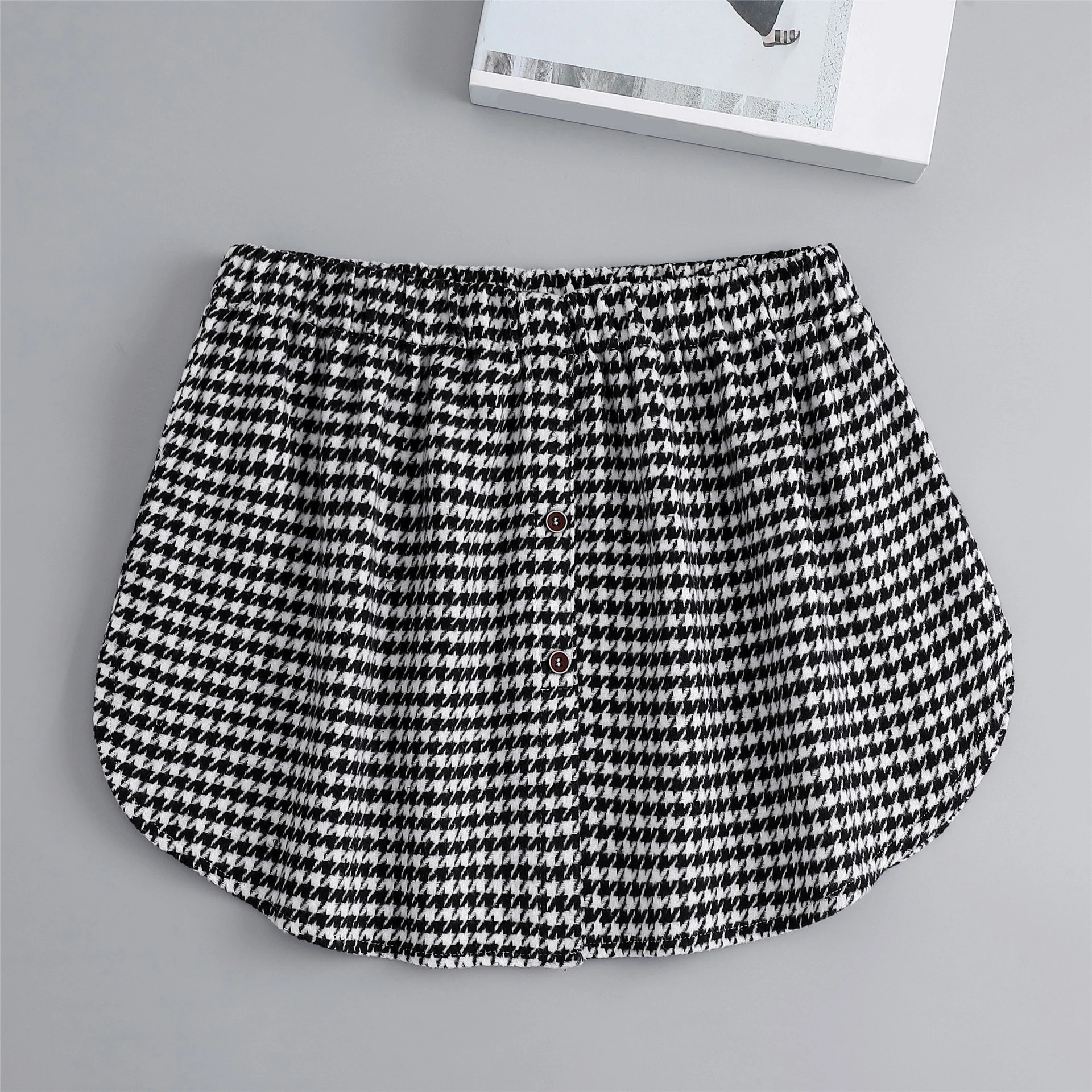 Mode Mini Röcke Hemd Extender Gefälschte Röcke für Frauen Falsche Saum Pullover Saum mit Elastische Taille Band Mini Rock Saum