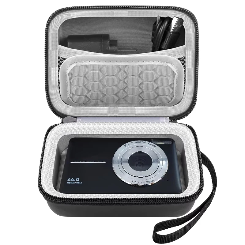 Estuche de Transporte y Protección para Cámara Digital Aberg Best de 21 Megapíxeles, Pantalla LCD de 2.7 Pulgadas, Recargable, HD/Kodak Pixpro/Canon, Bolsas de Almacenamiento