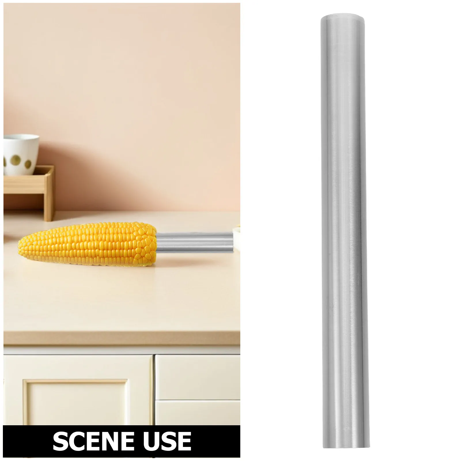 Stainless Steel Handheld Corn Sheller Tool for Efficient Fresh Dry Corn on Cob Removal Use Ergonomic