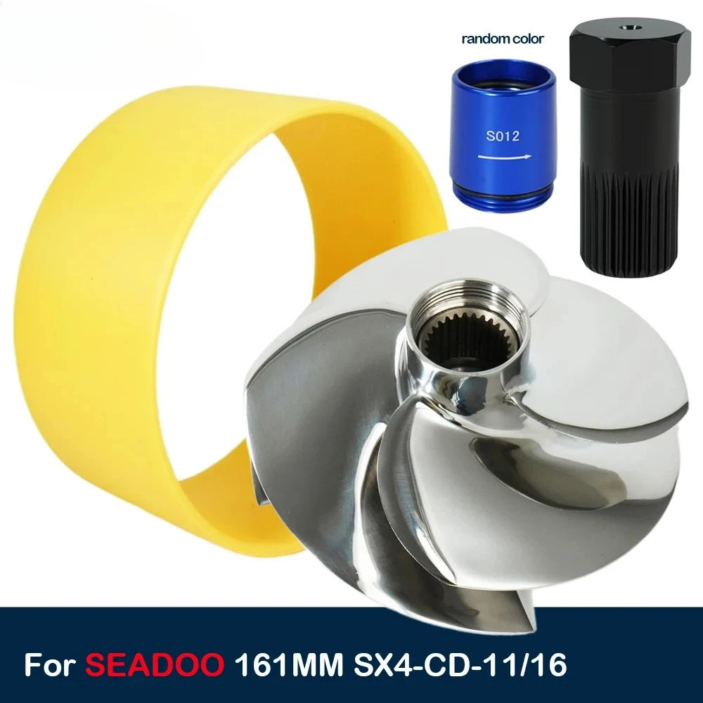 

Replaced Solas SX4-CD-11/16 For Seadoo Jet Ski Impeller Kit 4 Blades 161mm GTR GTX WAKE PRO 230 RXP-X RXT-X GTX LIMITED 300