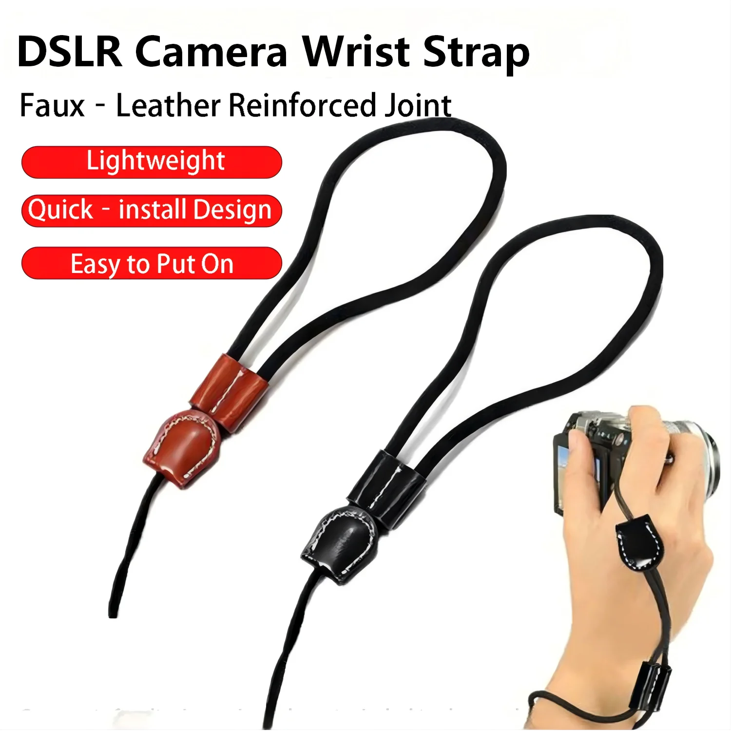 Camera Hand Strap Adjustable Wrist Lanyard Quick Install Anti-slip Nylon Strap Travel Outdoor For DSLR  Sony Canon Nikon Fuji
