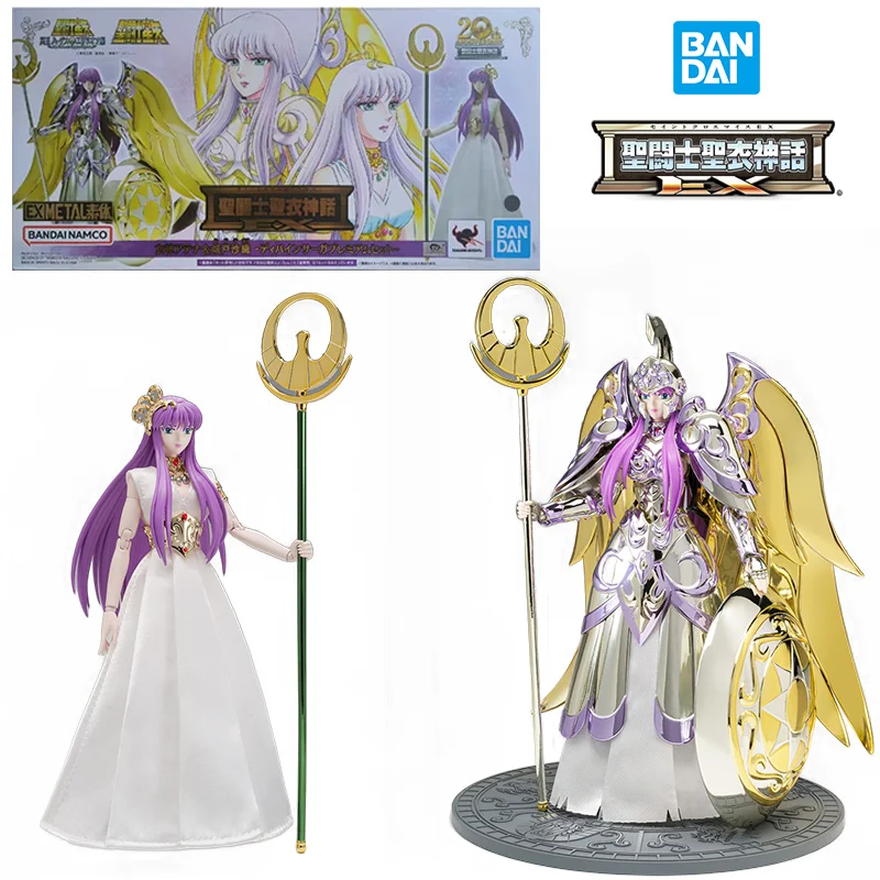 Bandai Saint Cloth Myth EX Goddess Athena & Saori Kido Saint Seiya 16Cm Anime Original Action Figure Model Toy Gift Collection