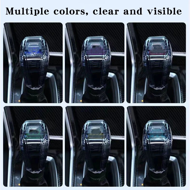 Colorful crystal luminous led Gear shift knob for Nissan Qashqai Teana Sylphy Patrol X-Trail upgraded gearbox handle shift lever