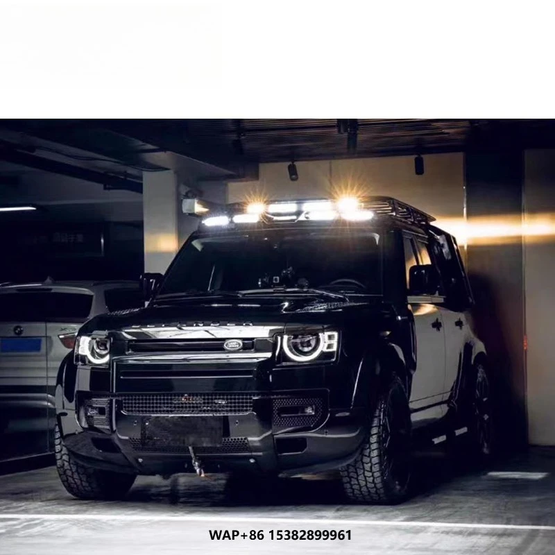 

Defender 007 Black Knight Bodykit for 2020-2023 Year Defender Front Bumper Trunk Spoiler Over Fenders Upgrade Auto Bady Parts