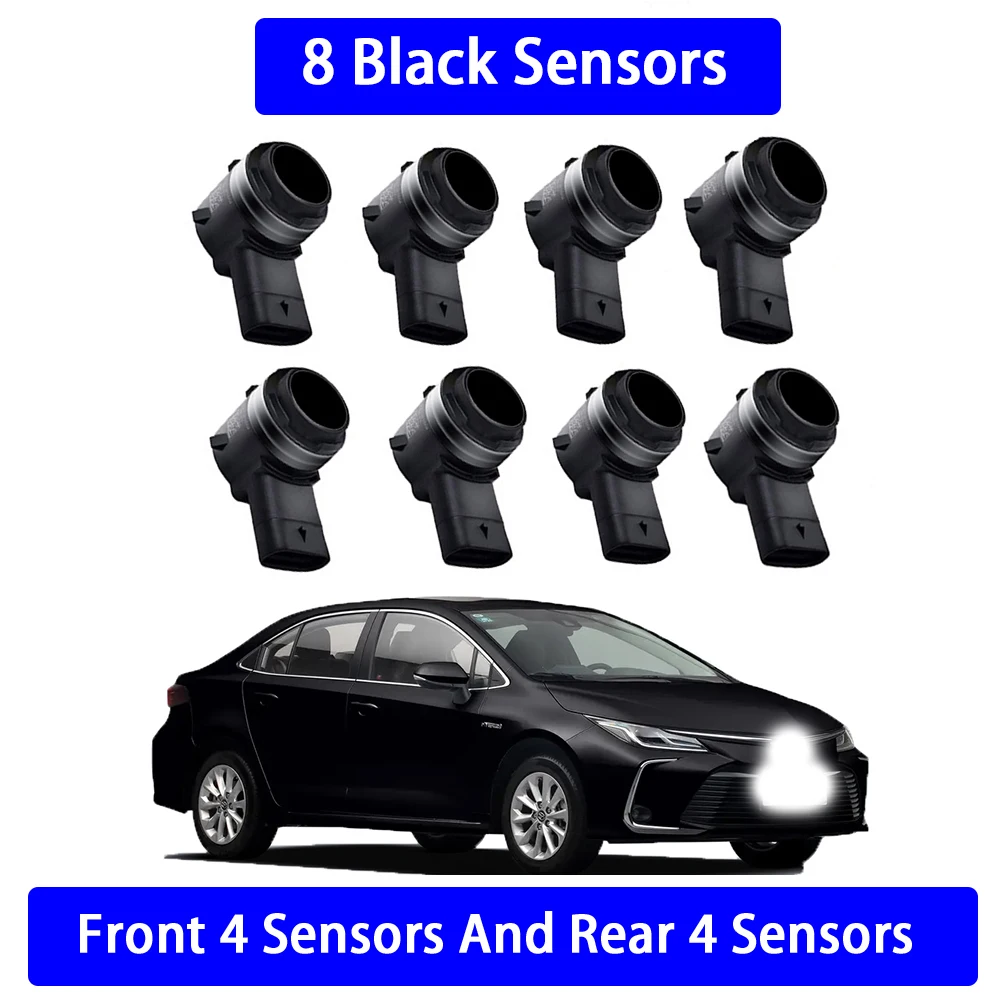 ZhuCamX Voor Achter Parkeersensor Assistentie Backup Radar Zoemer Systeem voor Toyota Corolla Auris Hybrid E210 2019 2020 2021 2022