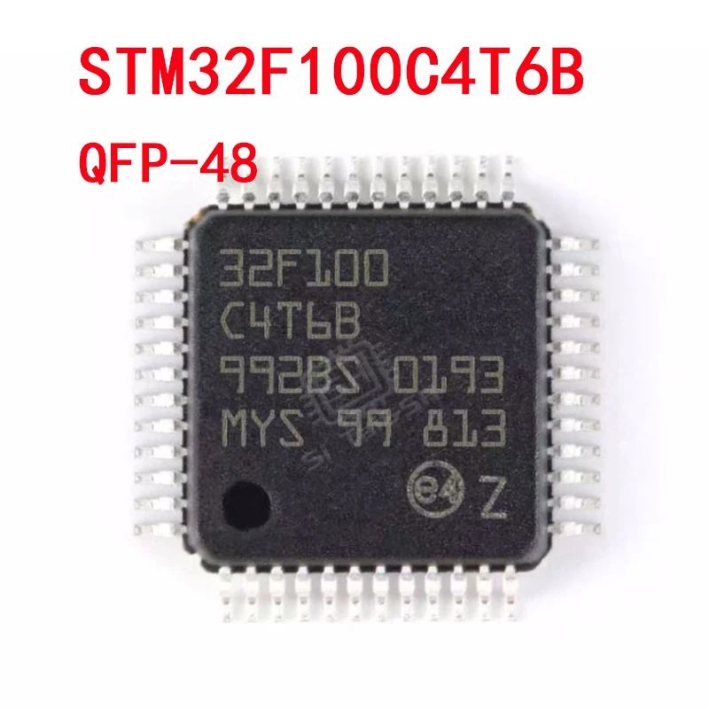 1 قطعة STM32F100C8T6B C4 C6 CBT6B R8T6B RB RC V8T6B VB VC VD VET6B STM32F100 32 بت ذاكرة فلاش متحكم MCU رقاقة