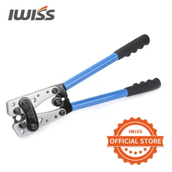 IWISS HX-50B Cable Lug Crimping Tool For Heavy Duty Wire Lugs,battery Terminals,copper Lugs Awg 8-1/0 Crimper Plier Clamp Tool