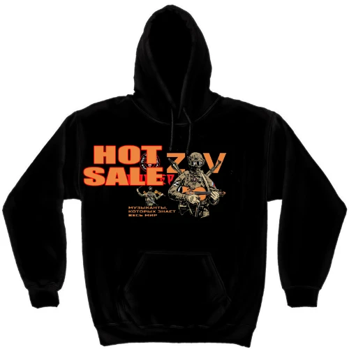 Russian ZOV Military Operation Musician Warriors Pullover Hoodie New 100% Cotton Comfortable Casual Mens Sweatshirt Streetwear