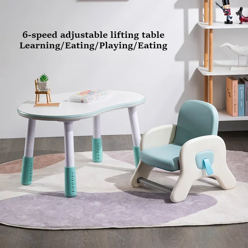 Kids Study Table Classroom School Tables Elementary Desk Adjustable Chair Preschool Children Child Mesa Infantil Children's Baby