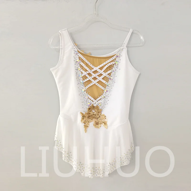 LIUHUO Rhythmic Gymnastics Leotard Competitive Cheerleading Performance For Children