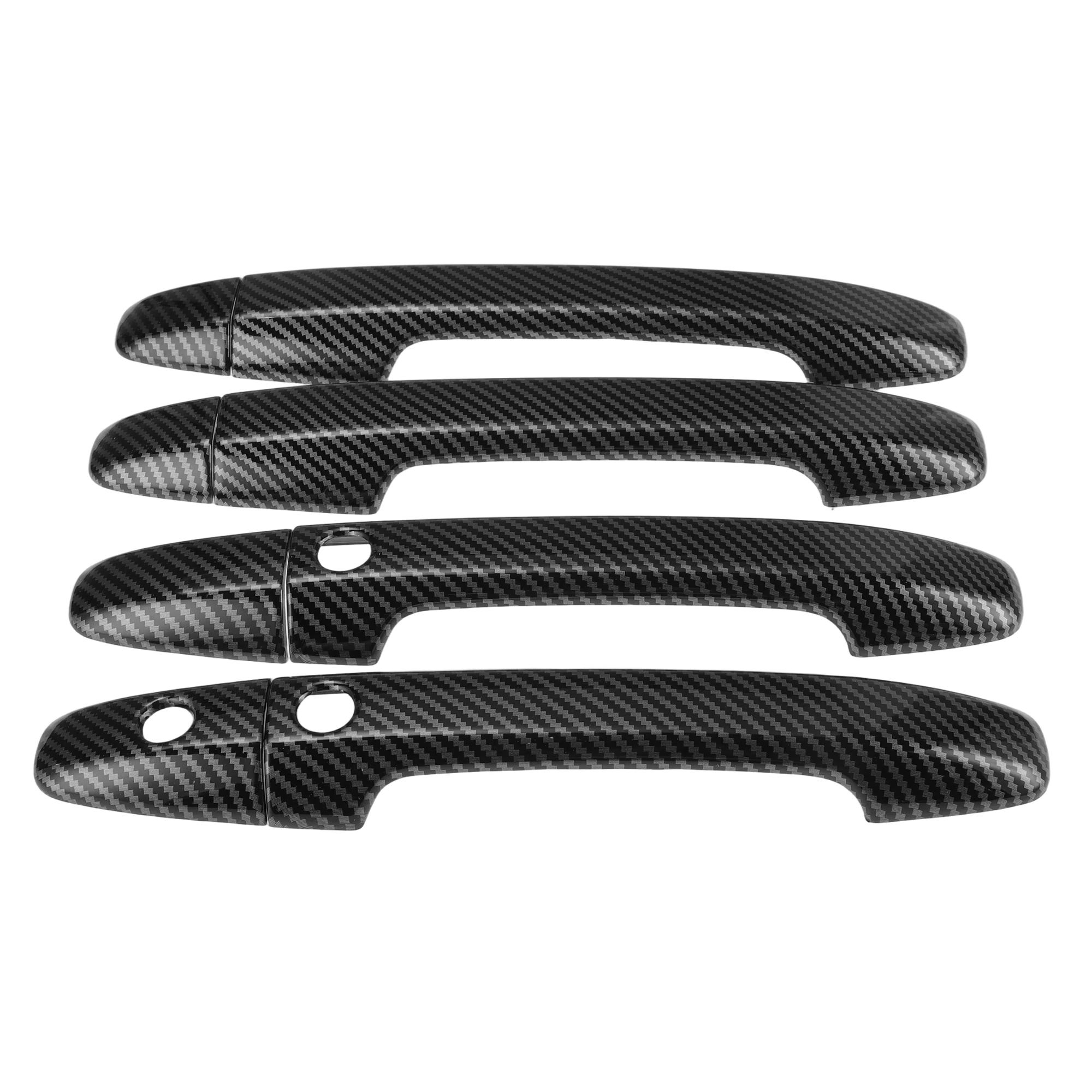 UXCELL Exterior Door Handle Cover Trim Front Rear Door Handle Cover for Honda Odyssey No Keyless Hole Carbon Fiber Pattern