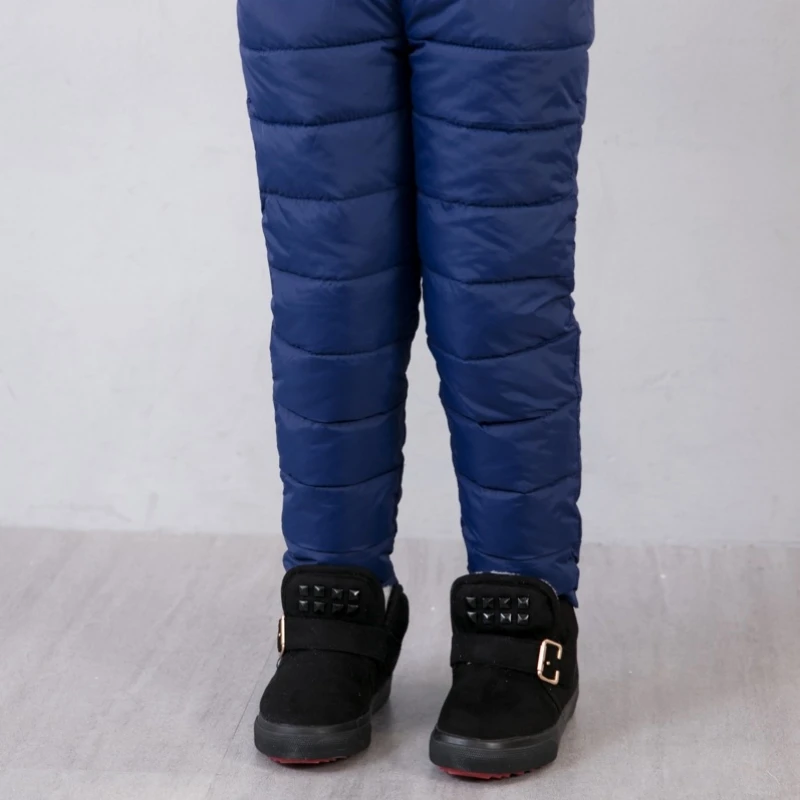 Interruttore di forza 2020 inverno giù pantaloni di cotone ragazzi ragazze peluche vestiti all\'aperto spessi per bambini pantaloni isolanti vestiti