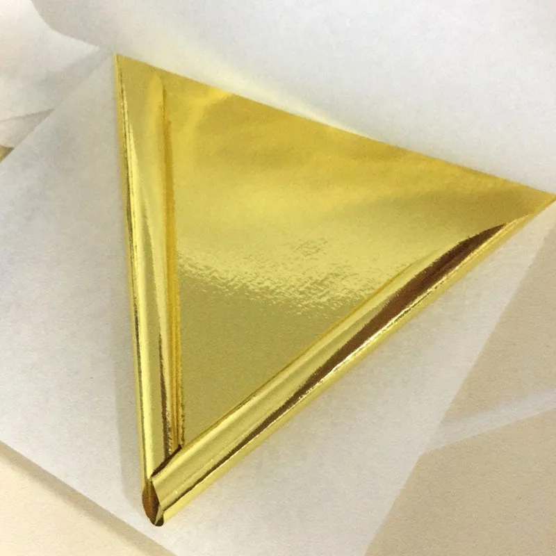 10Pcs 24K Gold Leaf Sheets 8cm Pure Genuine Facial Edible Gold Leaf for Cakes Chocolates Decor Paper Painting Health Spa