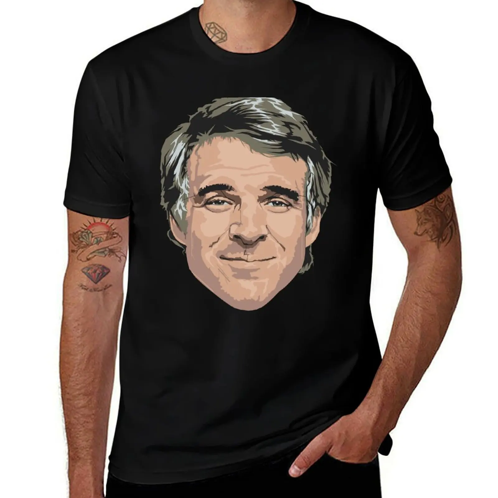 

Steve Martin T-Shirt man t shirt summer man t shirt heavy cotton T-Shirt