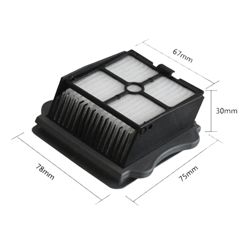 Tineco ifloor 3用コードレス掃除機交換部品、床1 s3、4パックブラシローラーおよび8フィルター、真空フィルター