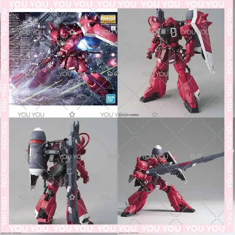 MG 1/100 Gundam SEED Zaku Guerrero Lunamaria Bomber - Kit de modelo para Bandai - Juguete de construcción de plástico - Educativo y mecánico