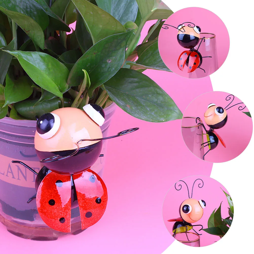 

Iron Art Wall Hanging Decoration Three Dimensional Metal Beetle Crafts Colorful Wall Ornament for Patio Porch Indoor Outdoor