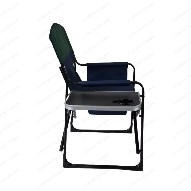 Wytrzymała, nowoczesna, lekka, aluminiowa krzesło reżyserskie Oxford, z możliwością personalizacji, bardzo duże, przenośne, składane, do użytku na zewnątrz.