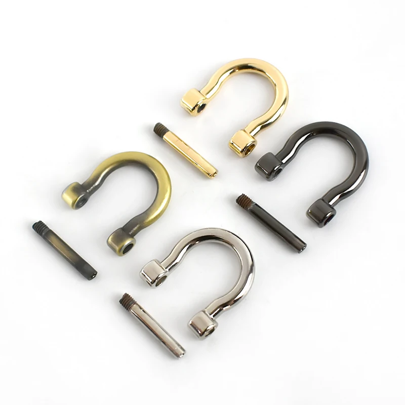 

5/10/20Pcs 11mm Detachable Screw O D Ring Buckles BAG Handbag Strap Metal Buckle Belt Leather Loop Hook DIY Hardware Accessories