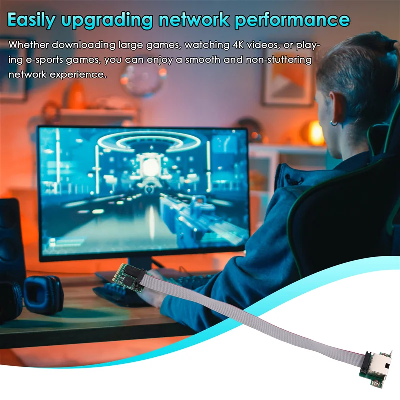 High Quality-M.2 A+E KEY Ethernet Network Card, 5Gbps Gigabit RTL8126, Supports PXE Boot For Windows Platforms