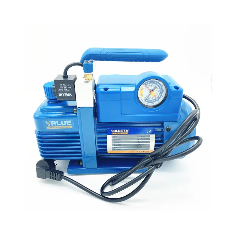 Vacuum Pump For Air Conditioning With Manometer, Refrigeration, 3.6m3 / H Value Vi120sv Value