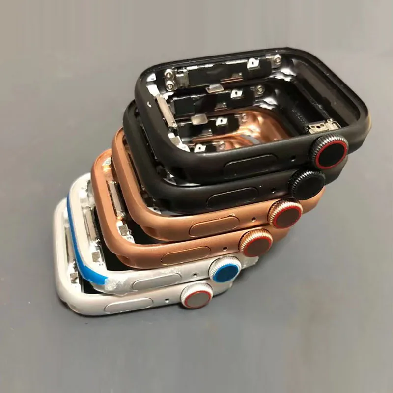 Médio Quadro Habitação com Digital Crown Power Button, alto-falante Flex Cable Assembly, Apple Watch Series 4, 5, SE, 6, 7, 40mm, 44mm