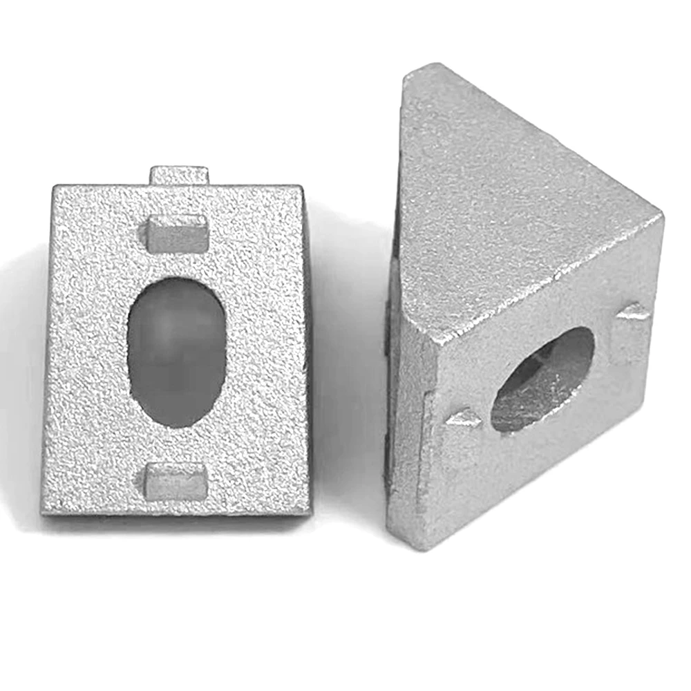 10PCS 2020 Corner Fitting Angle Aluminum 20 x 20 x 17mm L Connector Bracket for 2020 Industrial Aluminum Profile