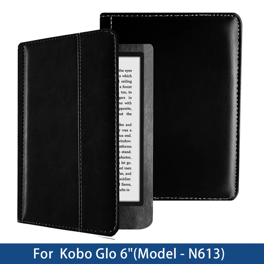 Funda para Kobo Glo ebook 6 "(Modelo - N613) Funda de cuero para Ebook Fundas protectoras con cierre magnético con suspensión automática
