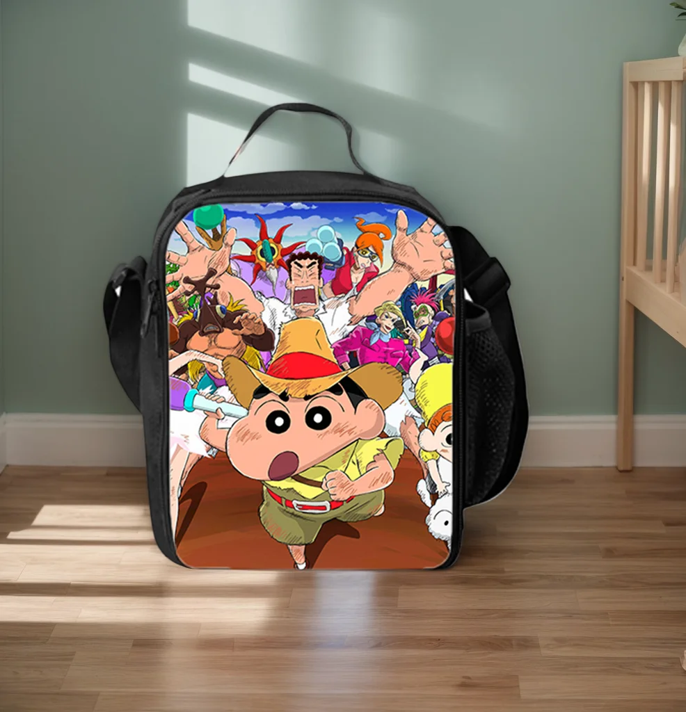 

Little Children Crayon Shin-Chan Classic Lunch Bag-Insulated Lunch Box-Water Proof Lunch Tote for Unisex Boys Girls