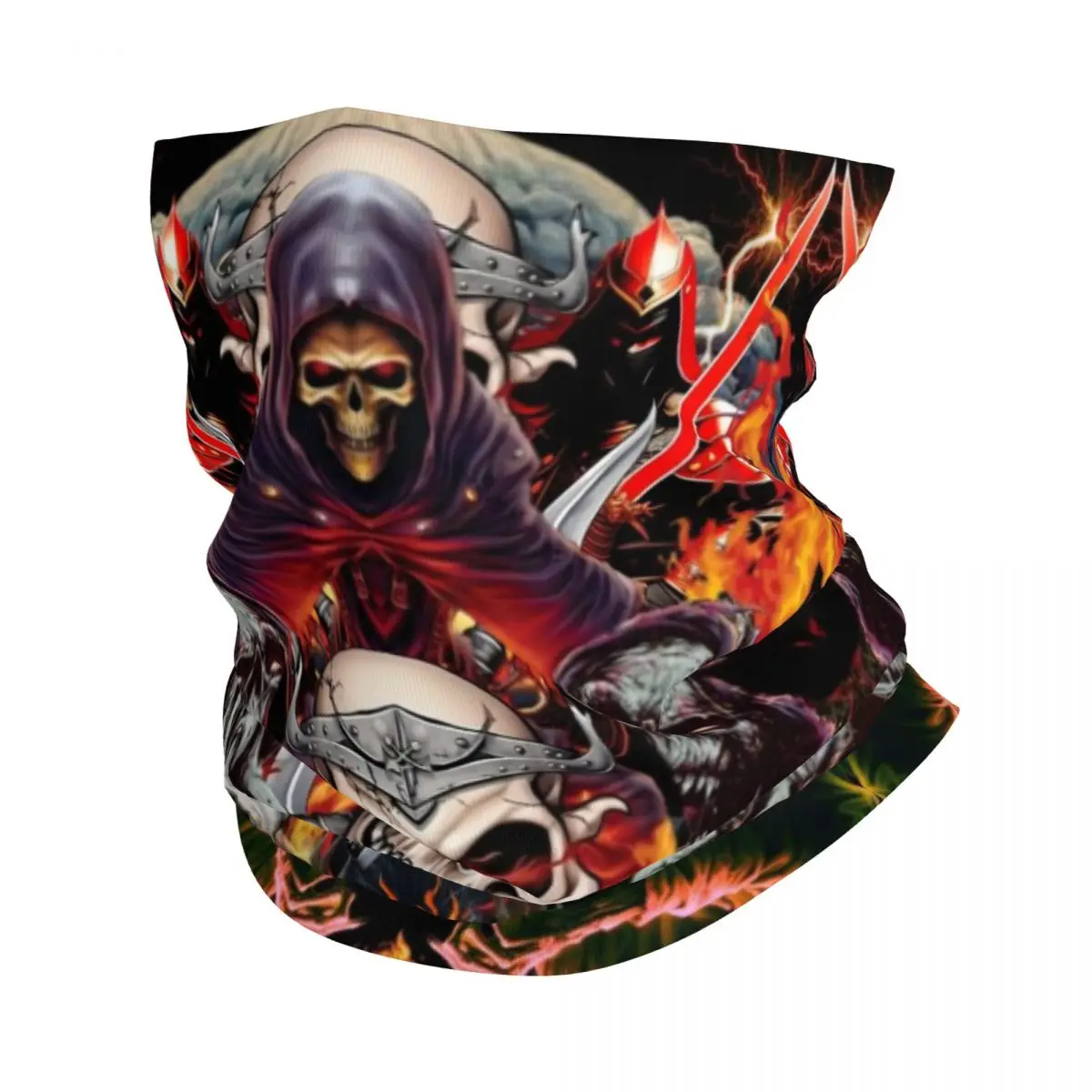 

Skull Bandana Neck Gaiter Printed Balaclavas Mask Scarf Warm Cycling Outdoor Sports Unisex Adult All Season