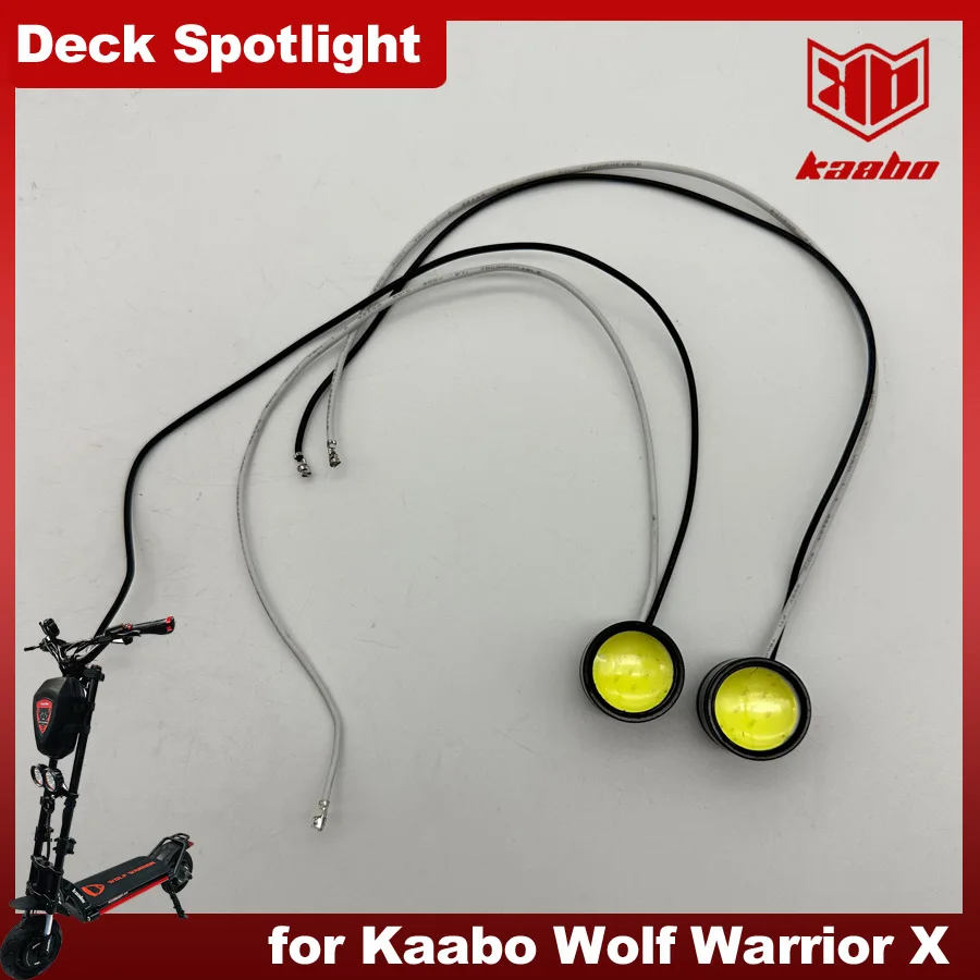 Wolf X 12V Deck Spotlight LED Light for 60V Kaabo Wolf Warrior X PLUS PRO GT 10inch Electric Scooter Original Parts