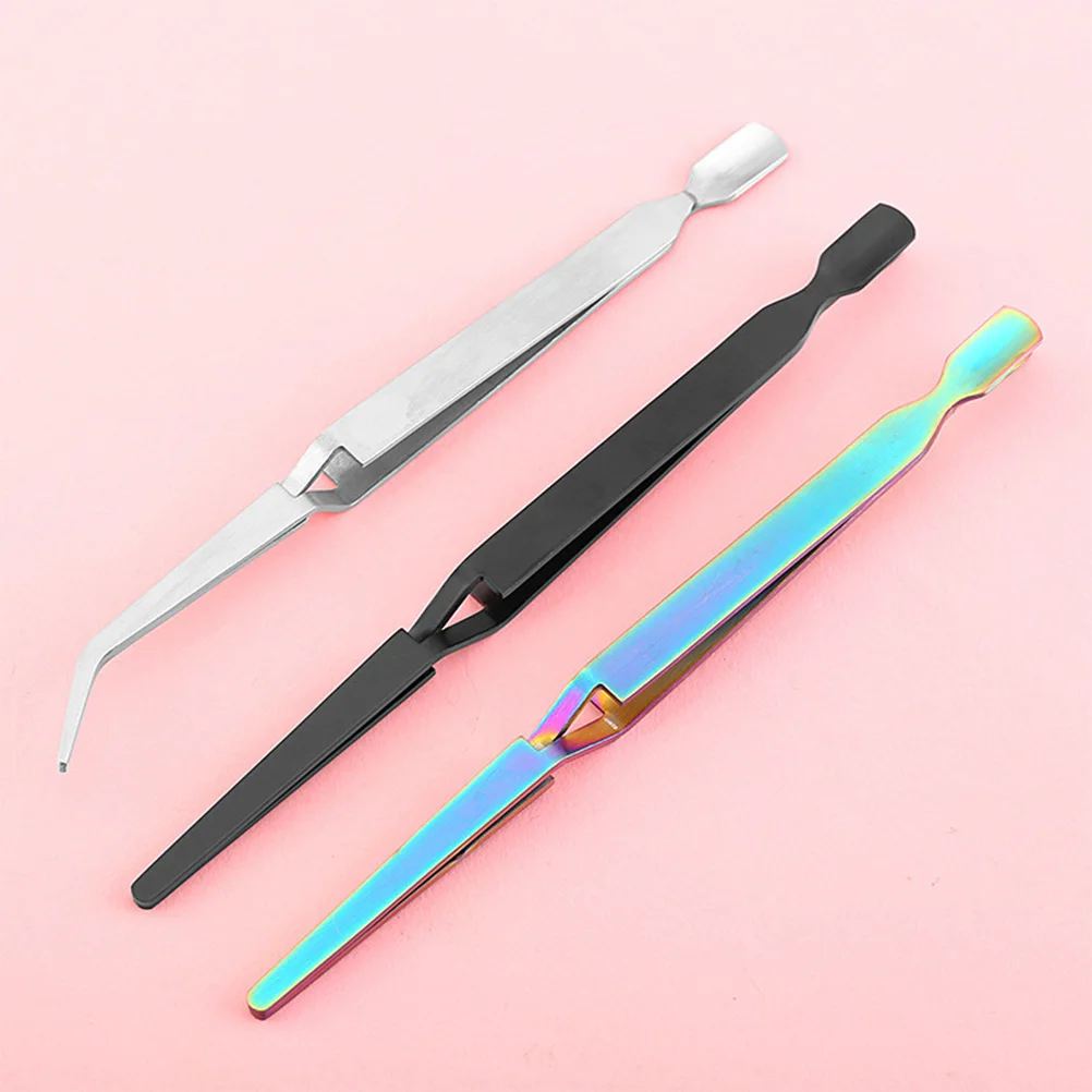 

Plastic Clip Nail Clippers Pincher Art Tweezers Tool Multifunction Professional
