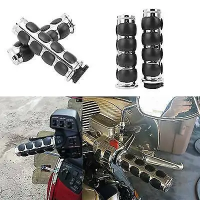 

7/8'' 22mm Billet Rubber Flame Spike Hand Grips For Harley Honda Kawasaki Suzuki Yamaha Bikes Cruiser Chopper Custom