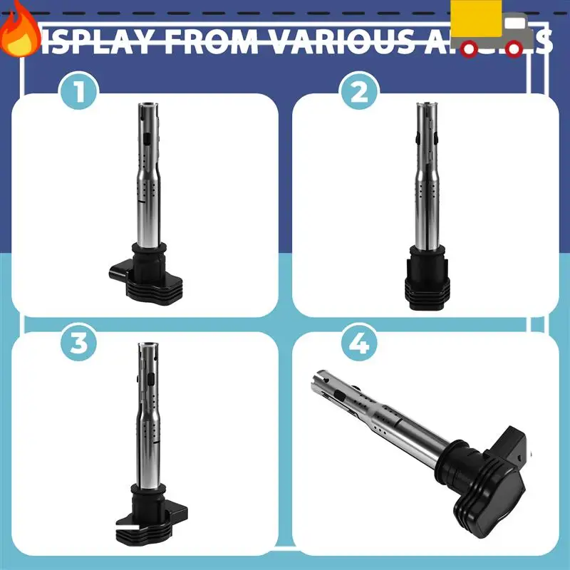 

Discount-For A3 A4 A6 TT Q3 Q5 VW Golf Passat–4Pcs Ignition Coil 0221604115 07K905715F UF575 07K905715 06F905115E 06H905115