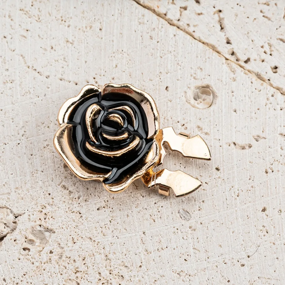 3 Pièces Cache-boutons Fleur en Strass et Perles, Base Dorée en Alliage, Accessoires DIY pour Tissage Manuel