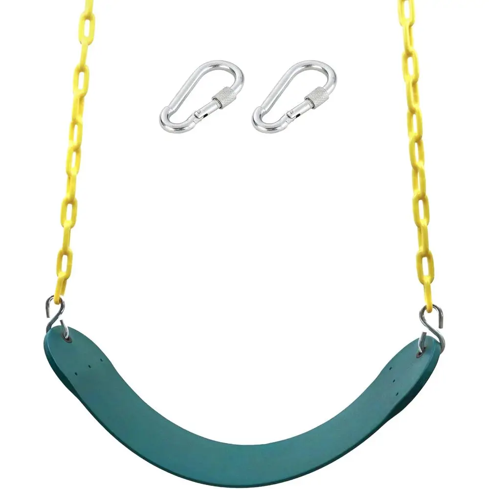 Durable 66 Plastic-Coated Swing Seat for Outdoor Swing Sets - Replacement Accessory