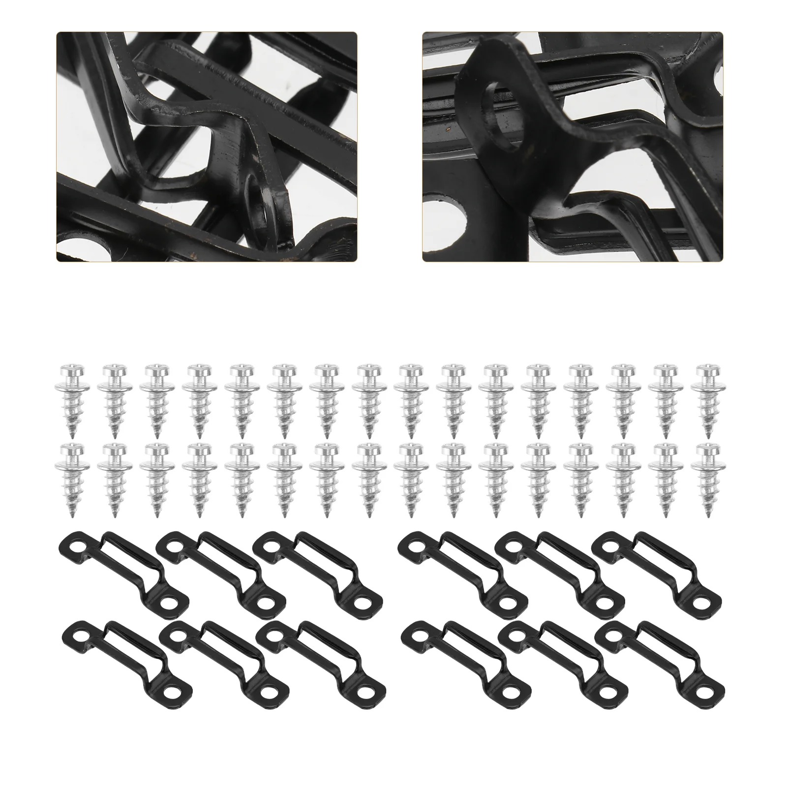 50 Sets Screws Invisible Connector Dresser Fasteners Bookshelf Connectors Cam Lock Parts 2 1 Useful Fixing Black Furniture