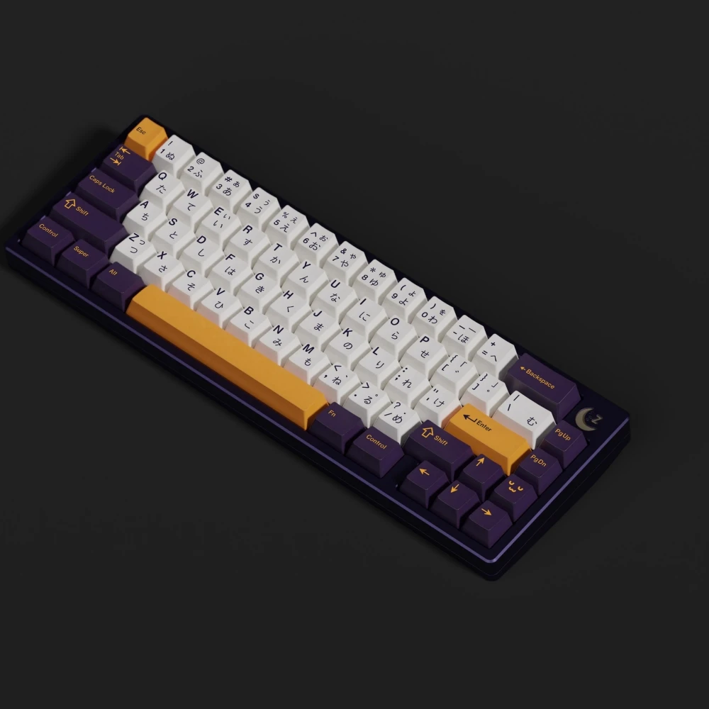 Imagem -03 - Conjunto Gmk Tako Keycaps Pbt Corante Subbed Chave Tampas Cereja Perfil Keycap para mx Switch Teclado Alice Duplo b Split 7u Barra de Espaço 1