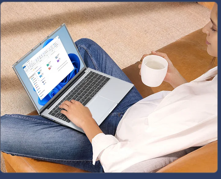 14.1 Inch S5 Windows 10 Computer Intel Celeron N4000 Laptop PC 6GB RAM 128GB SSD ROM 4-Core WIFI 1366*768 IPS FHD IPS Screen
