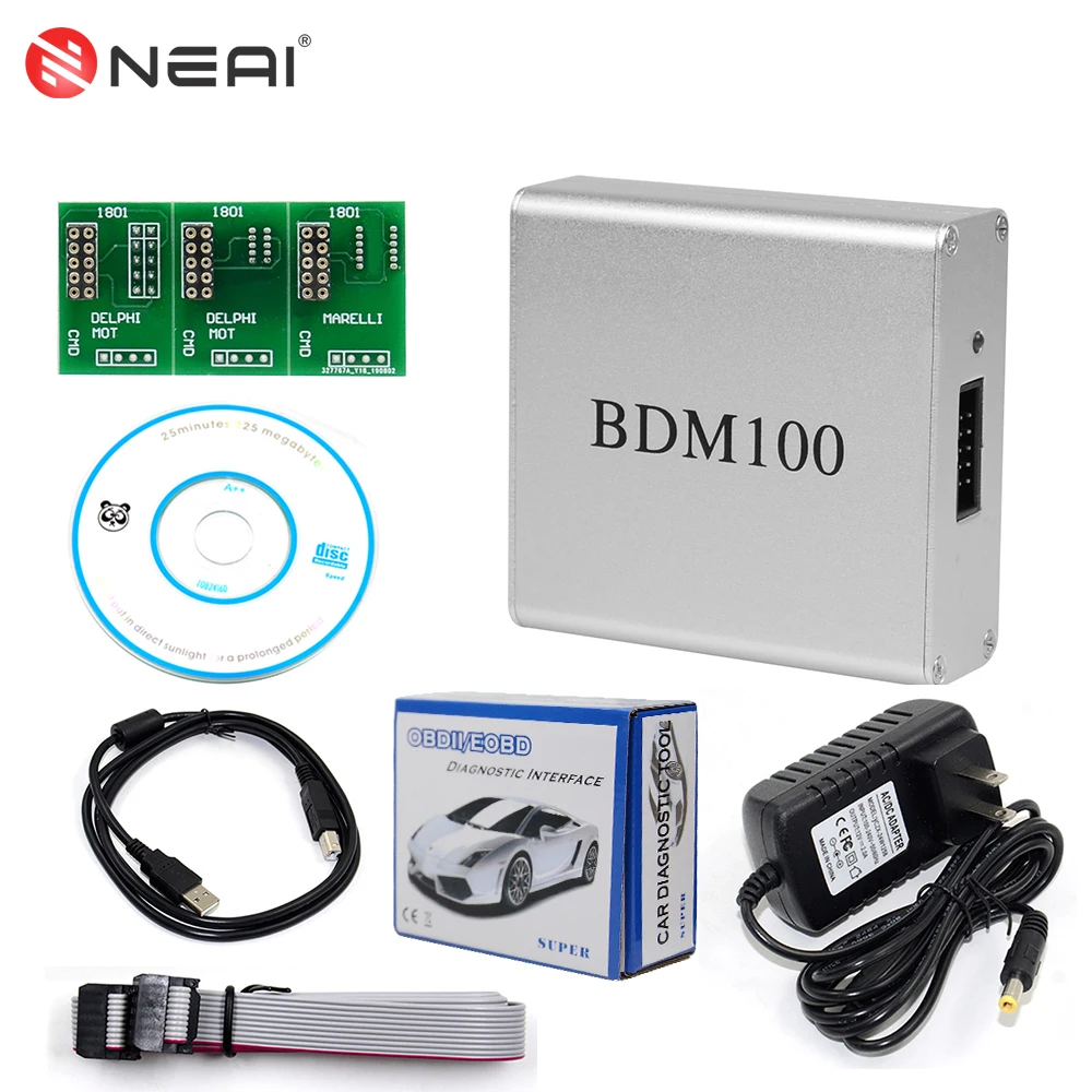 BDM100 V1255 ECU Chip Tuning Programmer BDM 100 Car ECU Flasher Remapping Tool OBD2 Automotive Diagnostic Tool Interface Frame