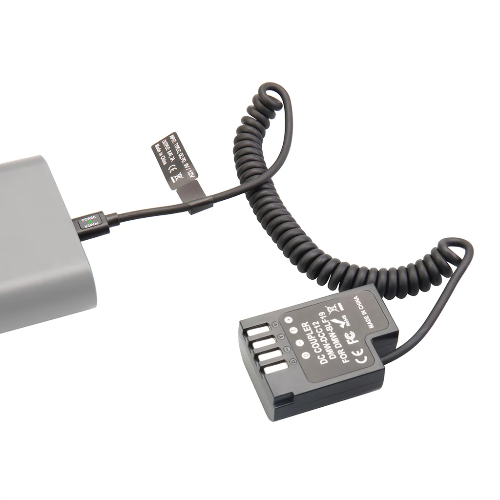 Typ-C PD Dummy-Akku-Kit für Fujifilm Canon Nikon Sony Panasonic, 9V Powerbank zu 7,4-8,4V für Akkuanzeige – Detail 33