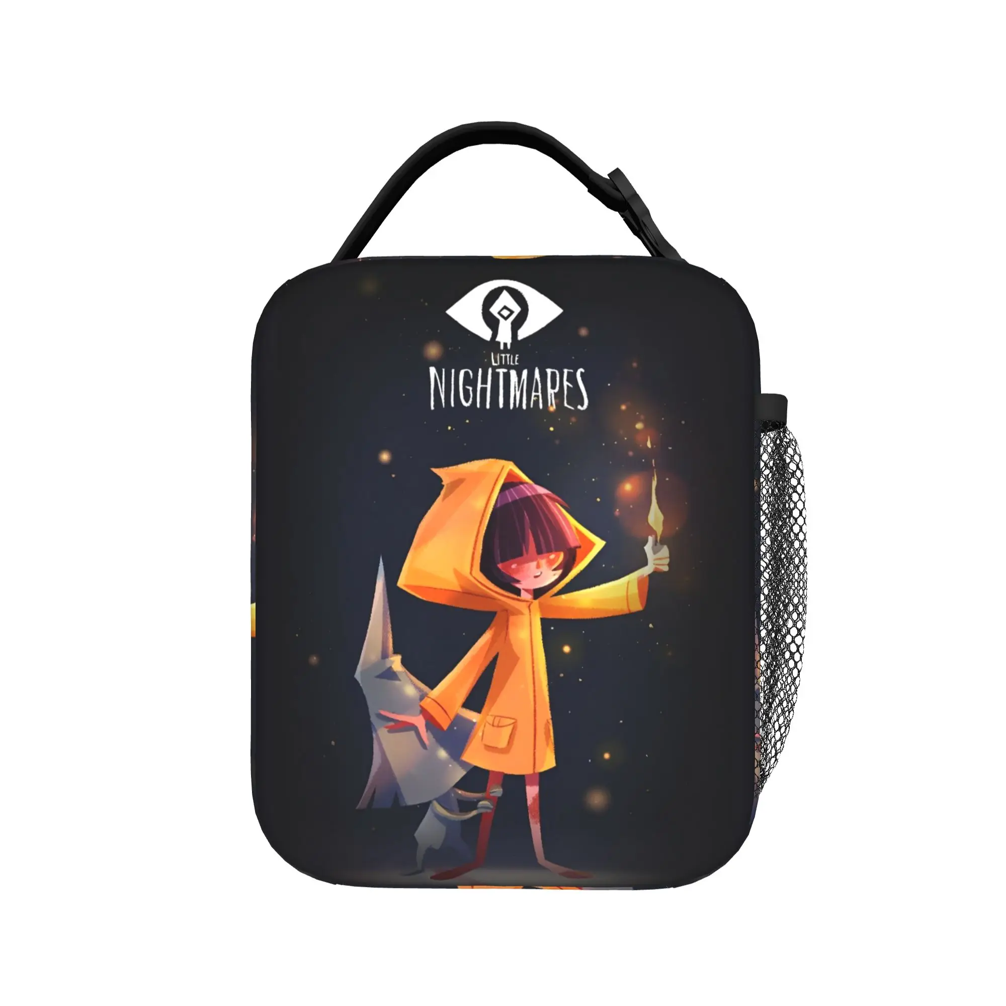 Little Nightmares  Insulated Lunch Bag Portable Samantha Germaine Sim Violet Reusable Thermal Bag Lunch Box Tote Beach  Travel