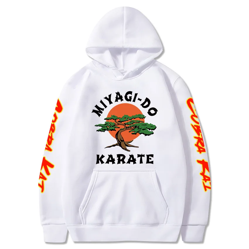 2024 New hoodies for men Personality Funny Cob ra Kai Hoodie - Karate Kid Snake Kobra Harajuku Streetwear Long Sleeve Pullovers