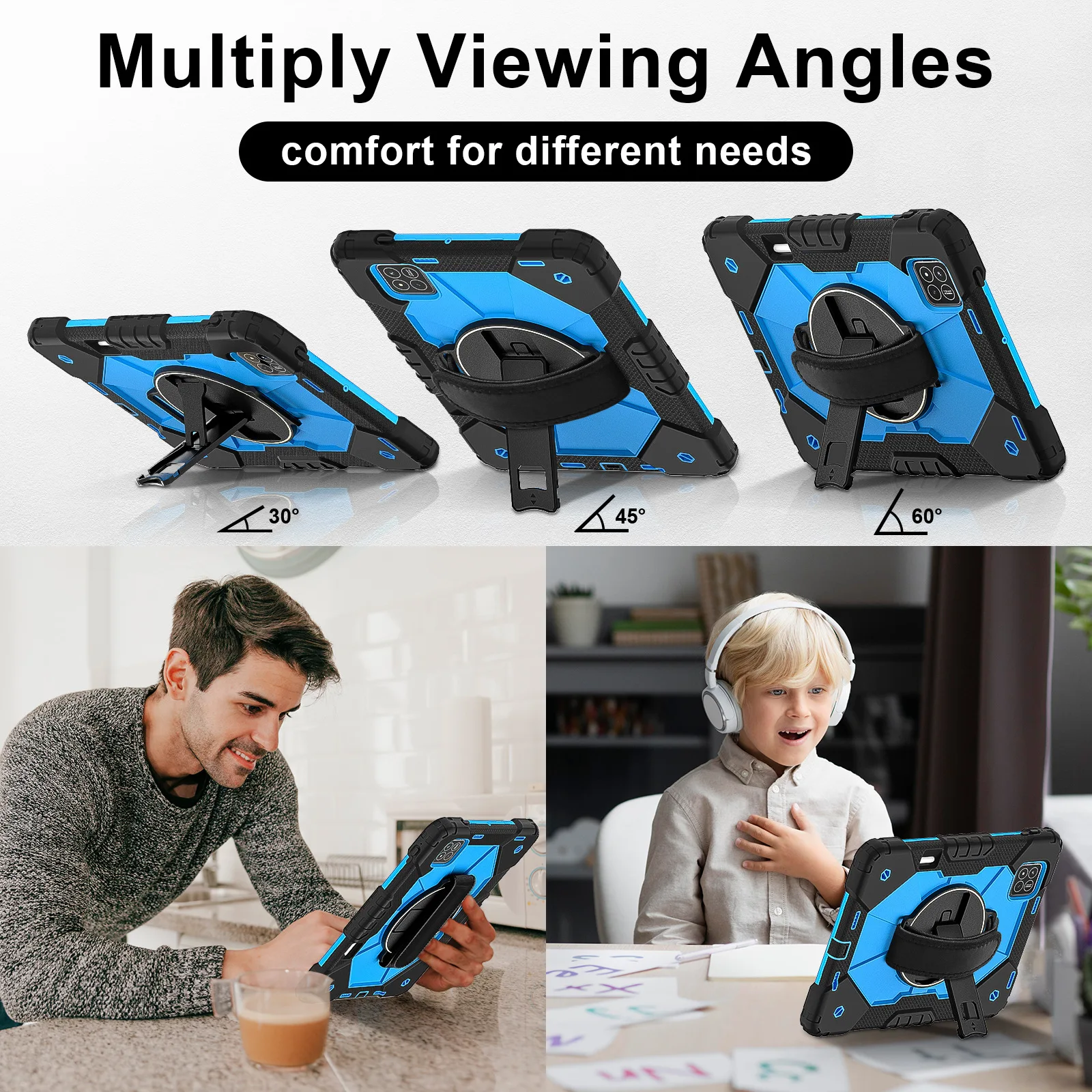 

Armor Case Tablet Handle Kickstand Heavy Duty Shockproof Case for New XIAOMI Pad 7 Pro 11.2 Inch 2024 Mi Pad 7 11.2