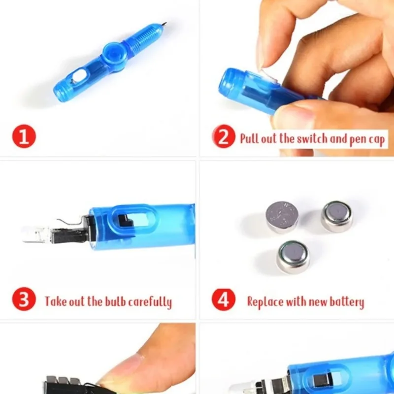 LED الغزل القلم الكرة القلم تململ سبينر اليد الأعلى توهج في الظلام ضوء EDC الإجهاد الإغاثة اللعب مكتب القرطاسية المدرسية هدية