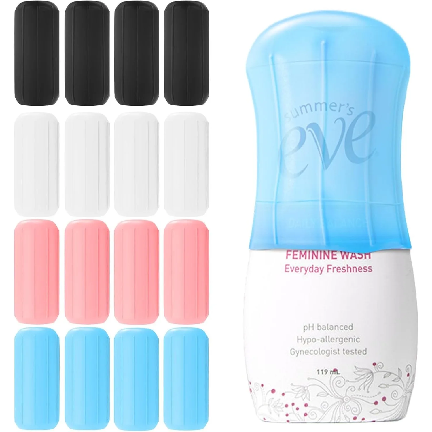 16 قطعة من غطاء زجاجة السيليكون، ضروري للسفر للنساء والرجال، ملحقات السفر وأكمام مرنة لضرب التسرب