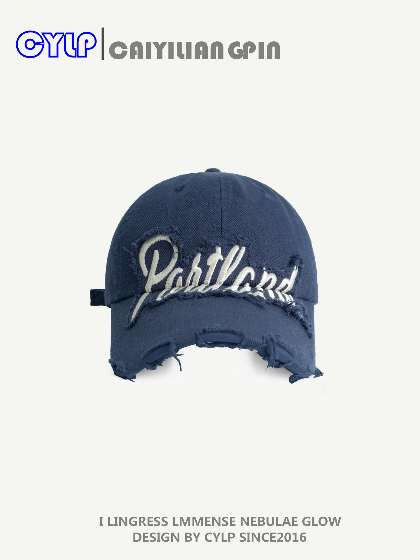 غسلها نحى حافة مطرزة لينة قبعة بيسبول الوجه التخسيس تنوعا قبعة منقار البط الرجال العصرية #3